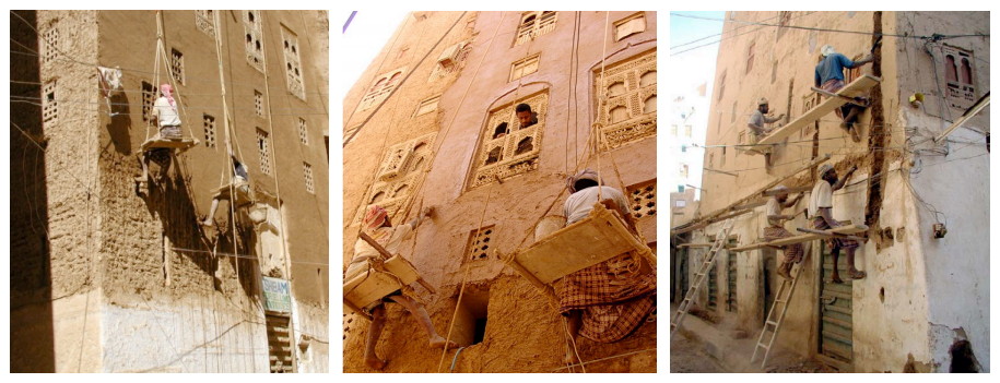 Rivestimento delle murature con malta di terra-fango