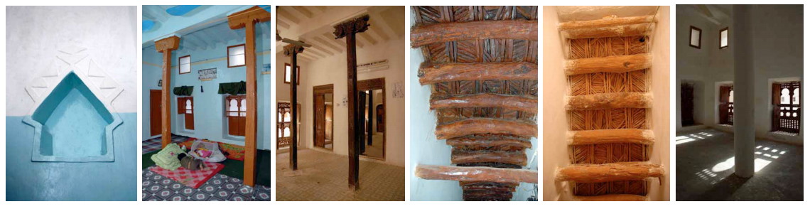  I colori di Shibam: contrasti cromatici di luci e colori tra pareti e soffitti.