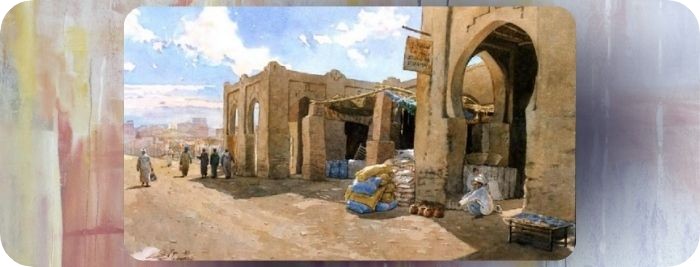 Quadro del Pittore marocchino Bouhamadi Brahim