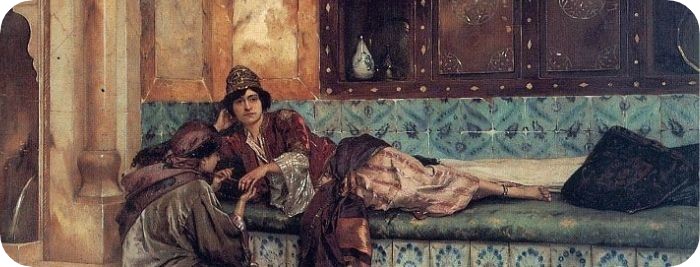 Quadro del Pittore Rudolf Ernst / A Moorish Interior