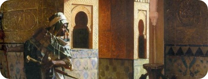 Quadro del Pittore Rudolf Ernst / The Moorish Guard